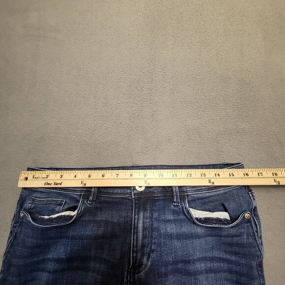 JJill Authentic Fit Jeans Womens 8 Blue Denim Slim Ankle Stretch Mid Rise Casual - Picture 9 of 11